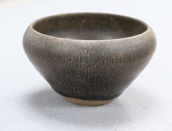 A Chinese hare’s fur bowl. Diameter 12cm